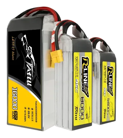 Grepow Tattu 8S LiPo Battery Series for 13–15 Inch FPV Drones