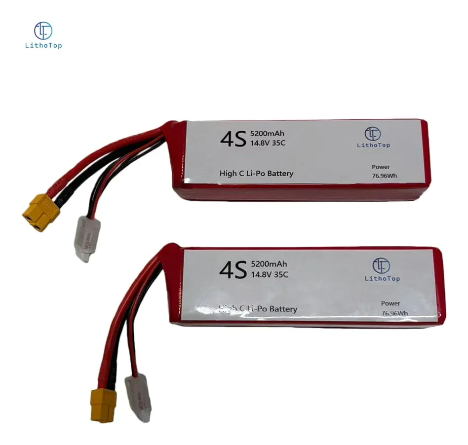 Litop High-C Rate Battery 4S 5200mAh 14.8V 35C